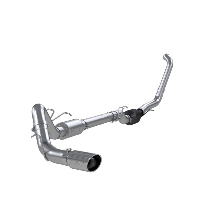 MBRP Exhaust 4in. Cab/Chassis; Turbo Back; Single Side Exit; Off Road; T409
