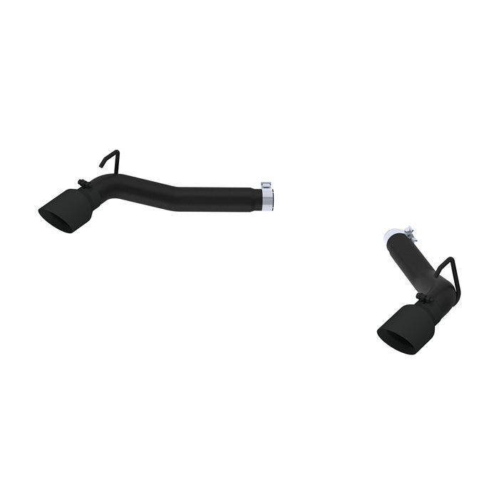 MBRP Exhaust 3in. Axle Back; Muffler Delete; Black Coated