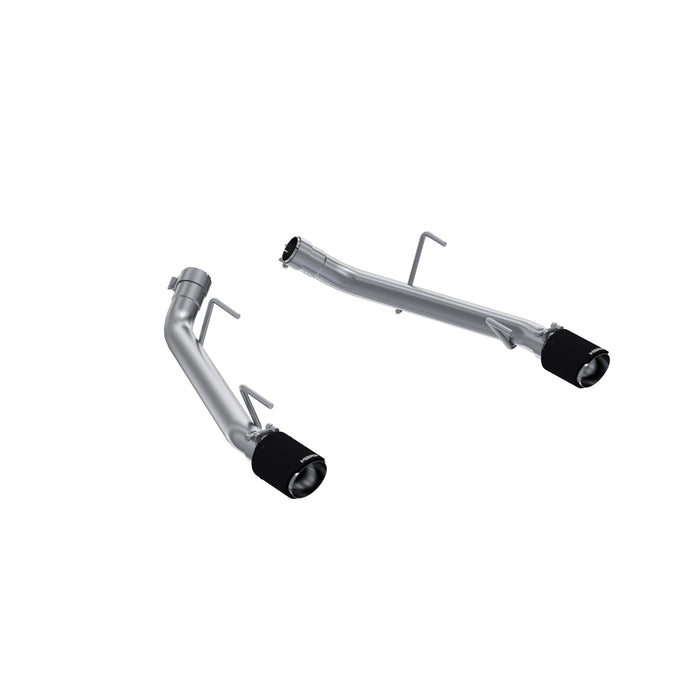 MBRP Exhaust 2 1/2in. Dual Axle Back; T304 With CF Tips