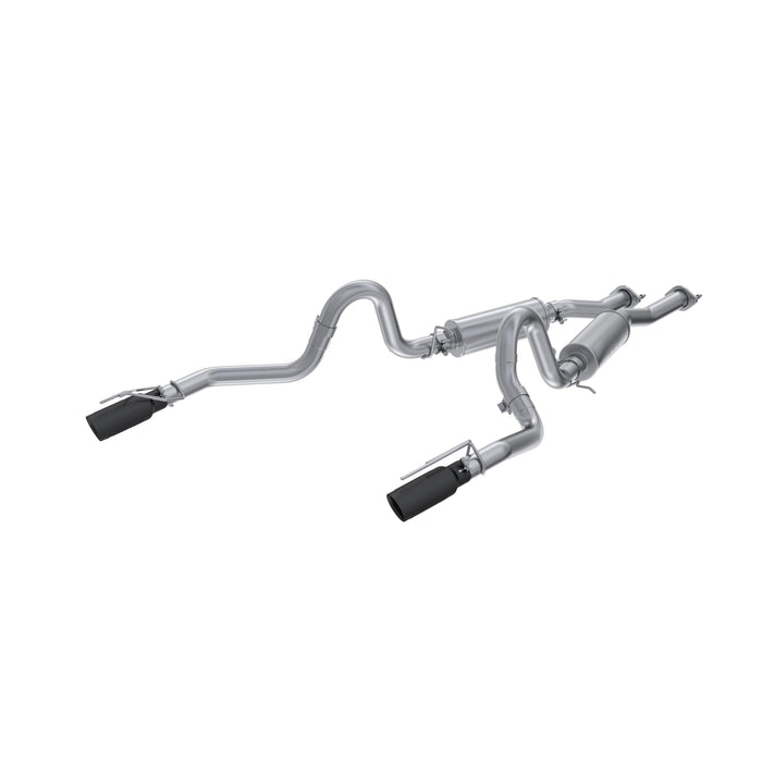 MBRP Exhaust 2.5in. Cat Back; Dual Split Rear;  3.5in. Black Tips; AL