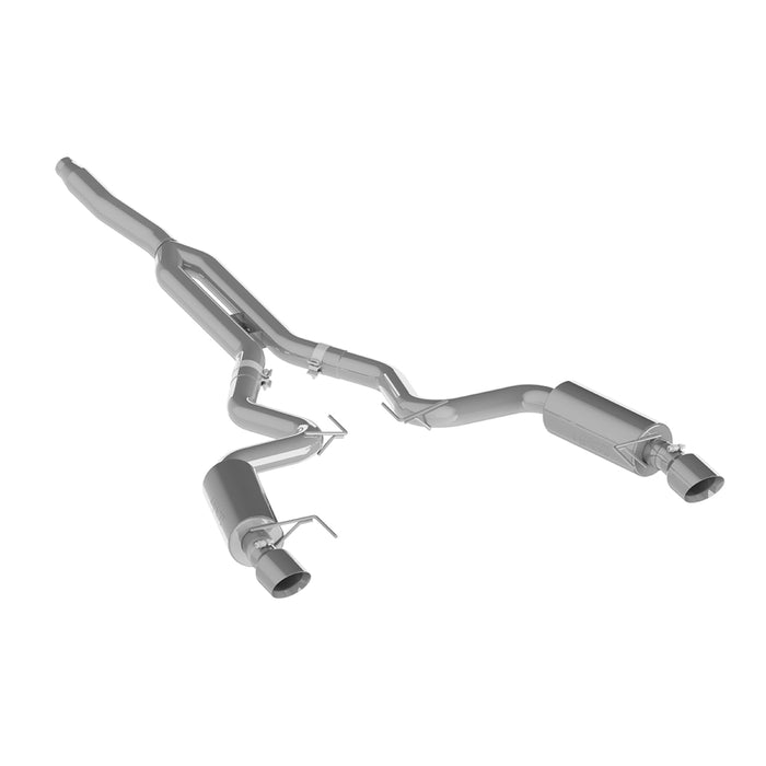 MBRP Exhaust 3in. Cat Back; Dual Split Rear; Street Version; 4.5in. Tips AL