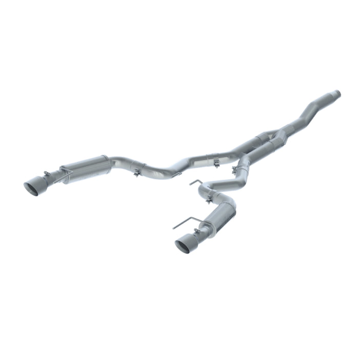 MBRP Exhaust 3in. Cat Back; Dual Split Rear; Race Version; 4.5in. Tips; T409