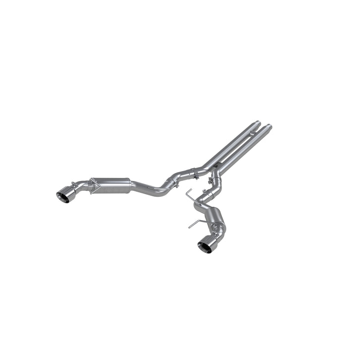 MBRP Exhaust 3in. Cat Back; Dual Split Rear; Race Version; 4.5in. Tips Aluminized Steel