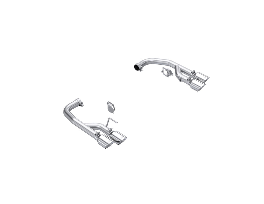 MBRP Exhaust 2.5in. Axle-Back With Quad 4in. Dual Wall Tips; Race Version; T304