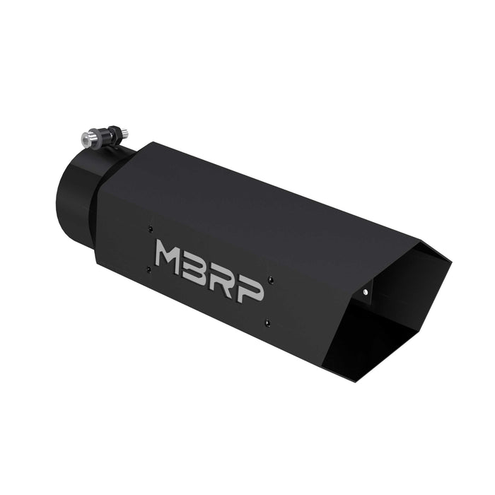 MBRP Exhaust Black Coated Hexagon Tip