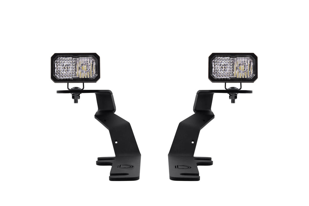 Diode Dynamics - Stage Series 2in LED Ditch Light Kit For 2015-2020 Ford F-150/Raptor  Pro White Combo