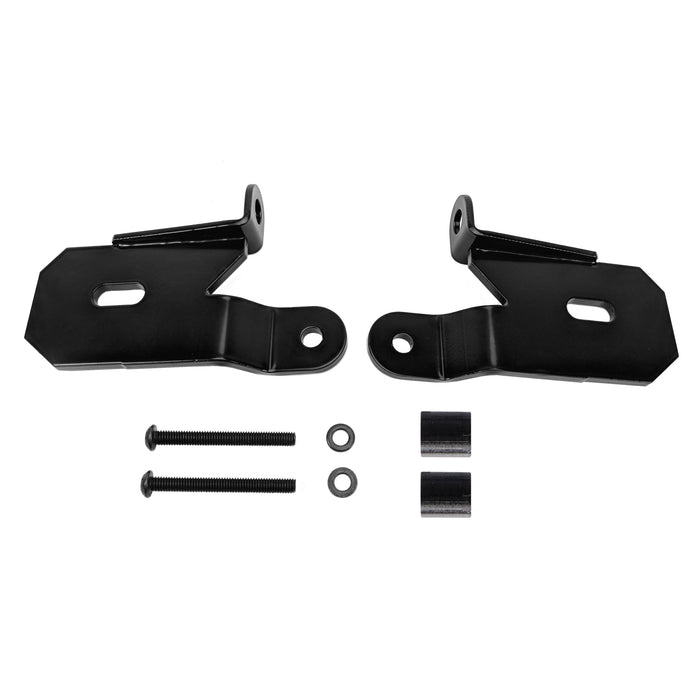 KC Hilites Bracket Set - Light Mount - Windshield - Pillar Mount - Pair - For 18-20 Jeep JL