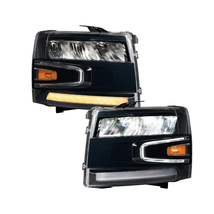 Form Lighting - 2007-2013 Chevrolet Silverado LED Reflector Headlights (pair)