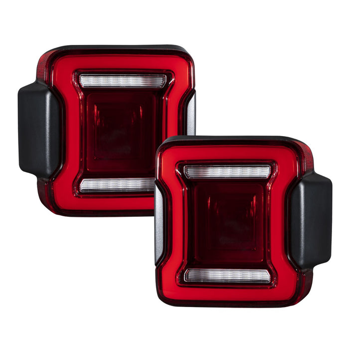 Form Lighting - 2018-2022 Jeep Wrangler LED Tail Lights Red (pair)
