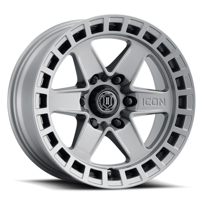 ICON ALLOYS RAIDER TITANIUM - 17 X 8.5 / 6 X 135 / 6 MM / 5" BS