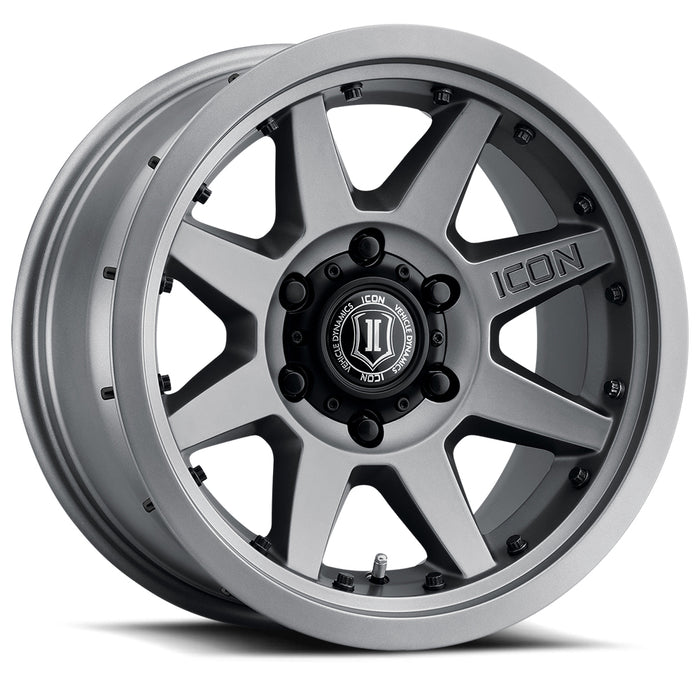 ICON Alloys Rebound Pro Titanium 17 X 8.5 / 5 X 150 25mm Offset 5.75" BS