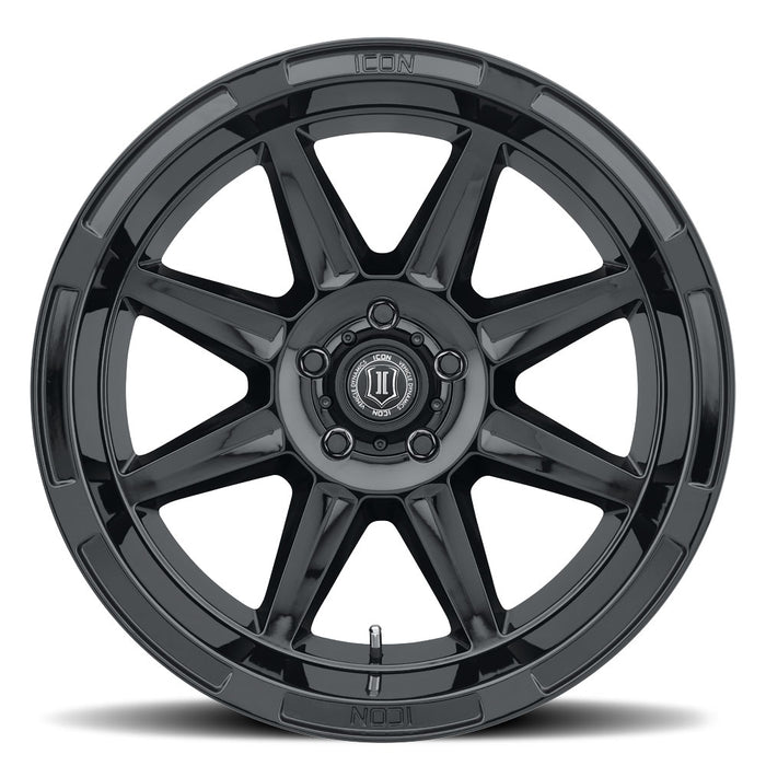 ICON ALLOYS BANDIT GLS BLACK - 20x10 / 6 X 5.5 / -24MM / 4.5" BS