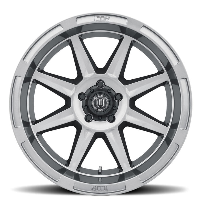 ICON ALLOYS BANDIT GUN MTL - 20x10 / 6 X 5.5 / -24MM / 4.5" BS