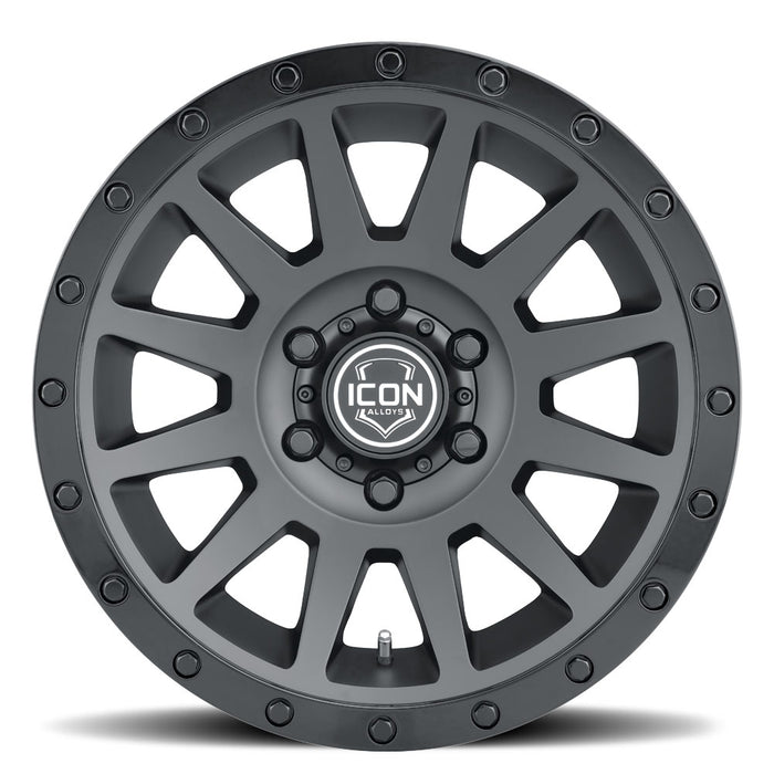 ICON Alloys Compression Double Black 17 X 8.5 / 5 X 150 25mm Offset 5.75" BS