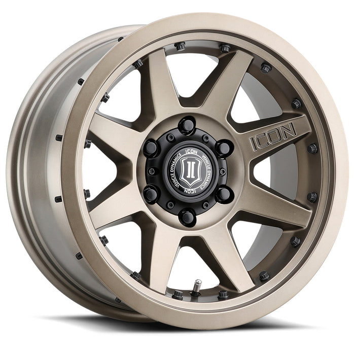 ICON ALLOYS REBOUND PRO BRONZE - 17 X 8.5 / 6X135 / 6MM / 5" BS