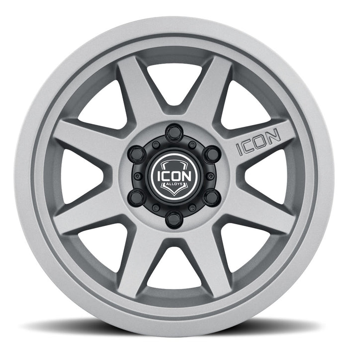 ICON ALLOYS REBOUND SLX CHARCOAL - 17 X 8.5 / 6 X 5.5 / 25MM / 5.75" BS