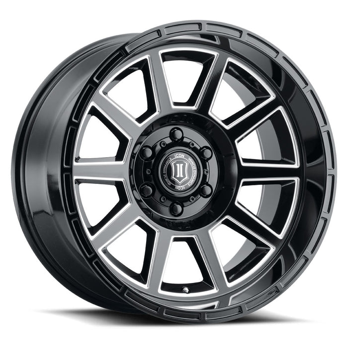 ICON ALLOYS RECOIL GLS BLK MIL WIN - 20 X 10 / 5 X 150 / -24 MM / 4.5" BS