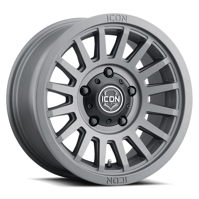 ICON Alloys Recon SLX Charcoal 18 X 9 / 5 X 5.5 0mm Offset 5" BS