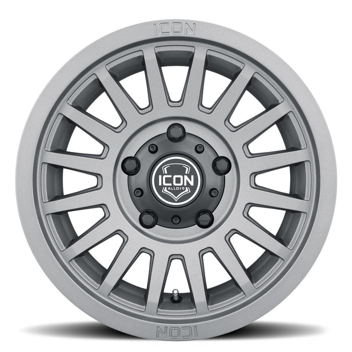 ICON Alloys Recon SLX Charcoal 17 X 8.5 5 X 4.5 0MM Offset 4.75" BS