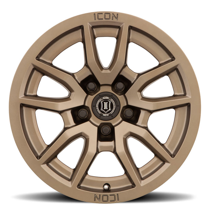 ICON ALLOYS VECTOR 5 BRONZE -17 X 8.5 / 5 X 5" / -6MM / 4.5" BS