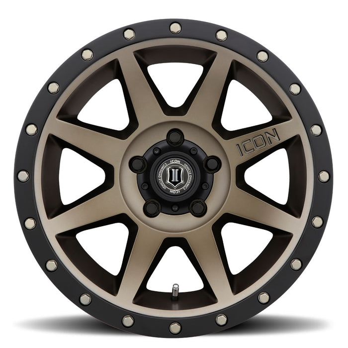 ICON ALLOYS REBOUND BRONZE - 17 X 8.5 / 5 X 5.5 / 0MM / 4.75" BS