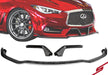 2017-2021 Infiniti Q60 Front Splitter & Winglets - KB11232