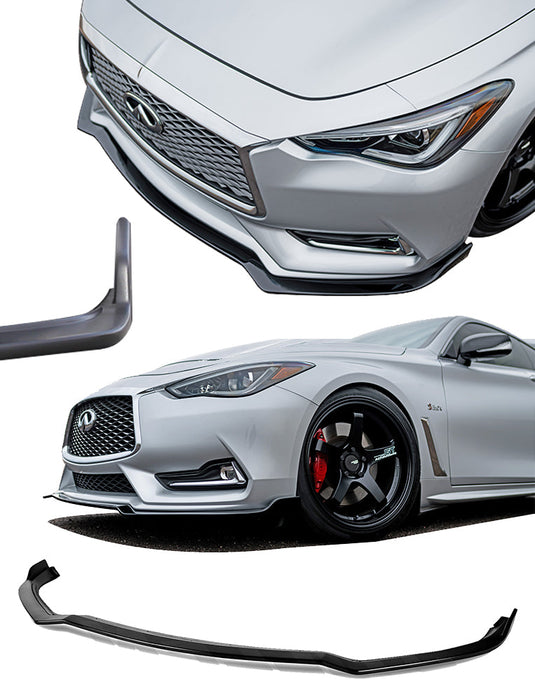 2017-2021 Infiniti Q60 3.0t Front Splitter - KB11230